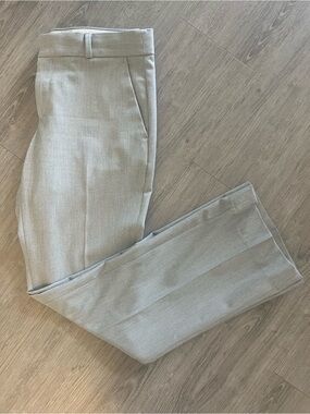 Banana Republic Light Gray Petite Dress Pants
